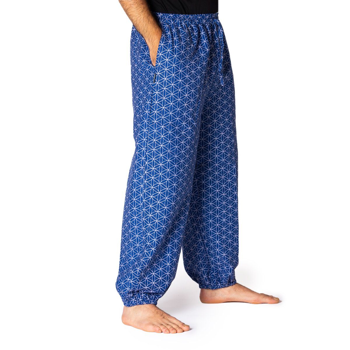 PANASIAM Haremshose Muckhose Geometrix aus leicht grob gewebter Baumwolle b günstig online kaufen