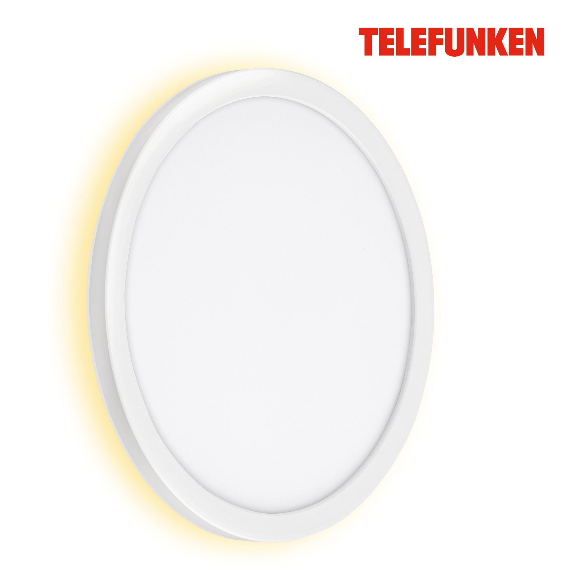 Backlight 313406TF, Außenleuchte LED fest Telefunken 4000K Ø28cm verbaut, LED Neutralweiß, 15W Wand Außen-Wandleuchte IP44