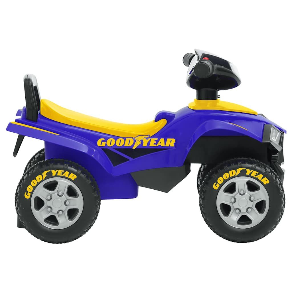 vidaXL Tretfahrzeug Aufsitz-Quad für Kinder Good Year Blau