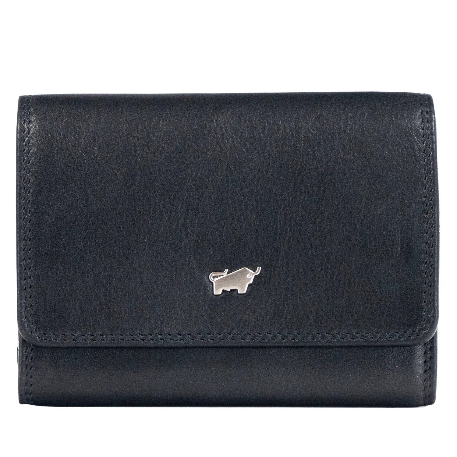 Braun Büffel Mini Geldbörse GOLF RFID Geldbörse 4CS schwarz