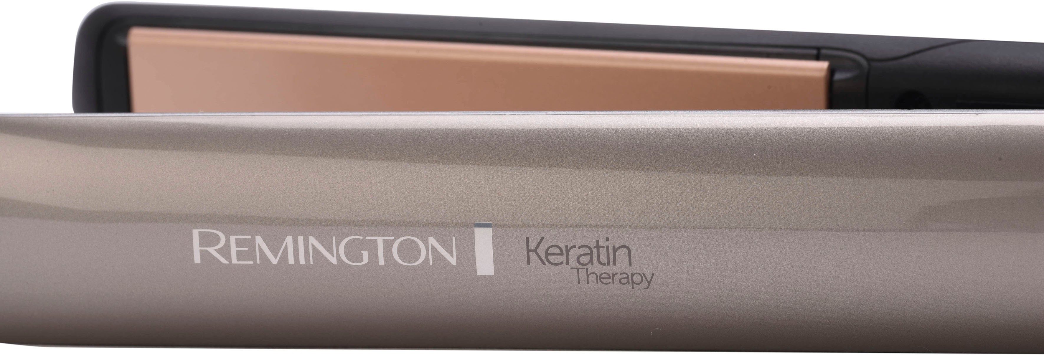 Remington Glätteisen Keratin Therapy Pro, S8590, Haarglätter, Keratin-Schutz-Technologie für Locken, Wellen und zum Glätten