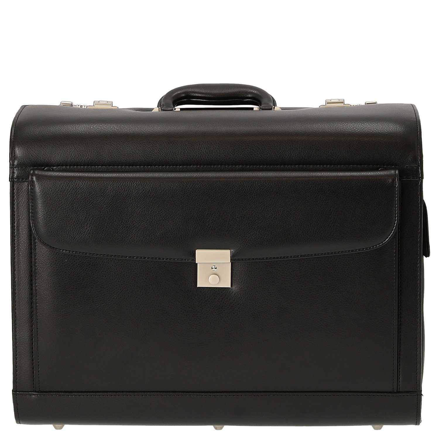 D&N Aktenkoffer Business & Travel - Pilotenkoffer Leder 41 cm