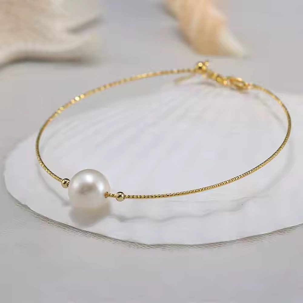 Runde Perlé Perlenarmband zartes Armband mit günstig online kaufen