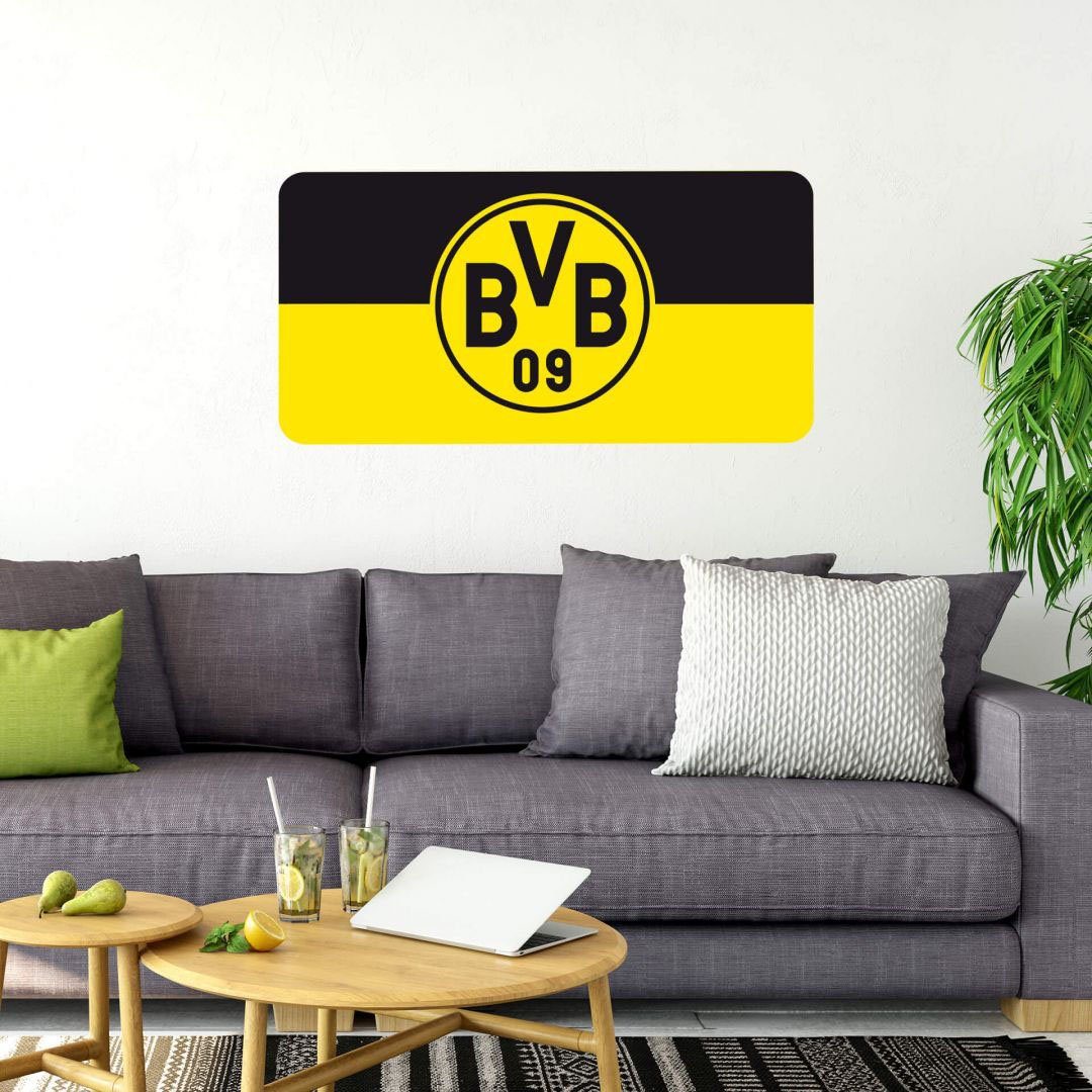 Wall-Art Wandtattoo Borussia Dortmund Banner (1 St)
