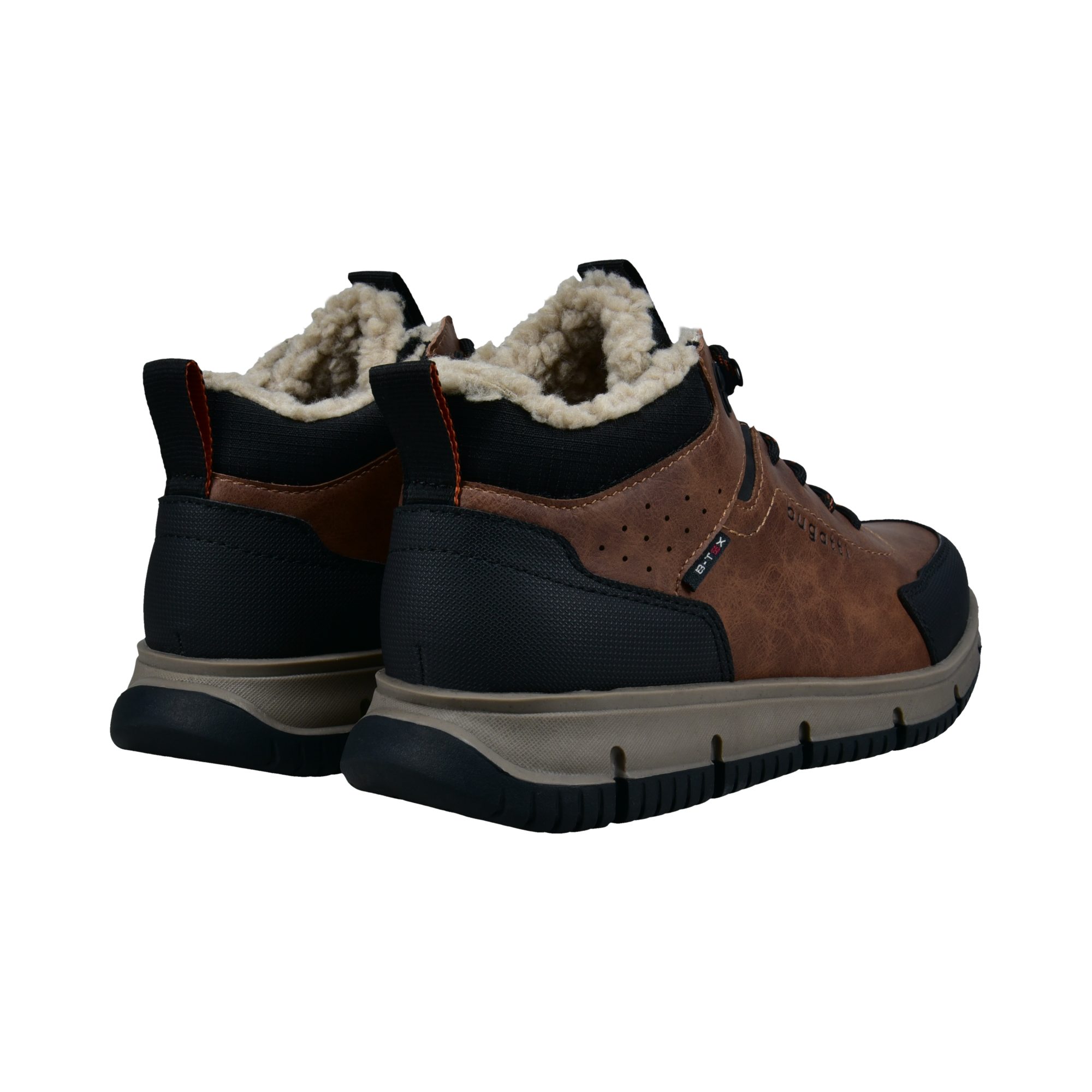 bugatti Winterboots Schnürboots, Outdoorboots mit Logoprägung und TEX-Ausstattung