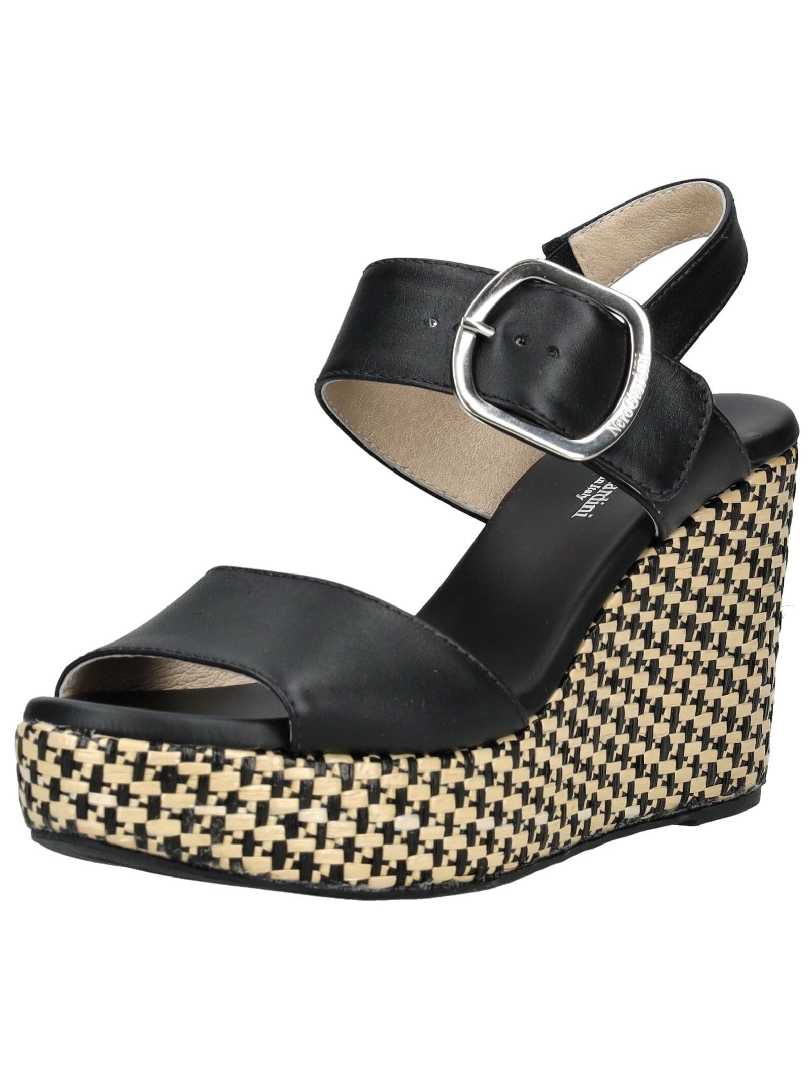 Nero Giardini Nero Giardini Sandalen Leder Keilsandalette