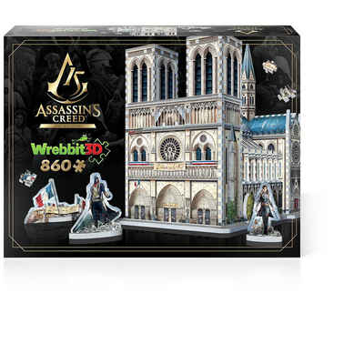 Wrebbit 3D-Puzzle Wrebbit3D Assassin's Creed 860 Teile, Puzzleteile