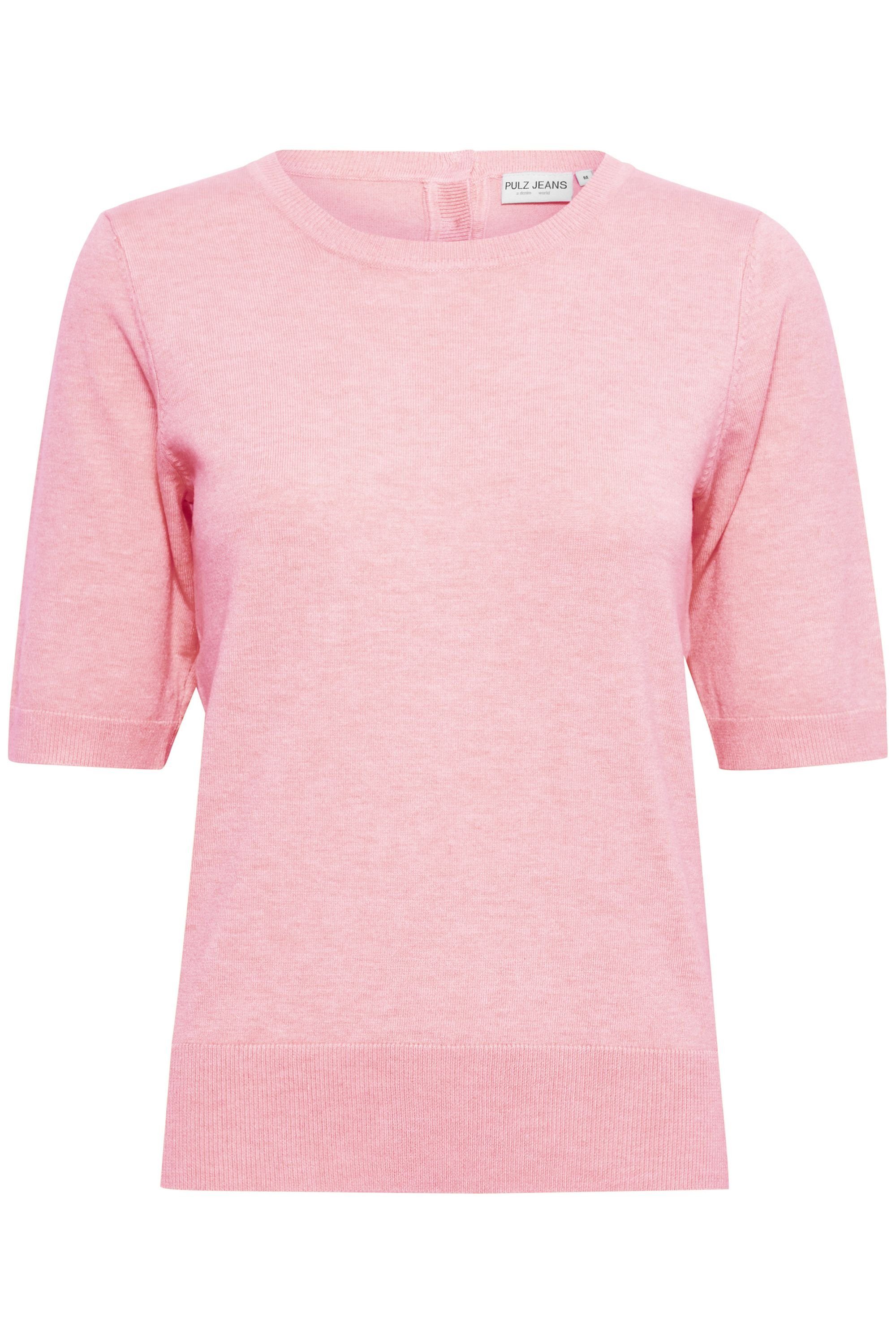 Lady PZSARA 50205514 Jeans - Pulz Melange Arm-Pullover (1328061) Pink 3/4