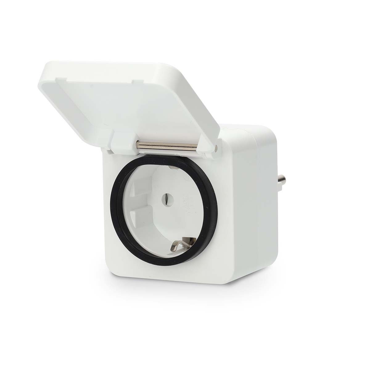 Nedis Energiekostenmessgerät ZBPO130FWT, 1-tlg., Zigbee 3.0, IP44 wettergeschützt, Energieverbrauch messen und steuern