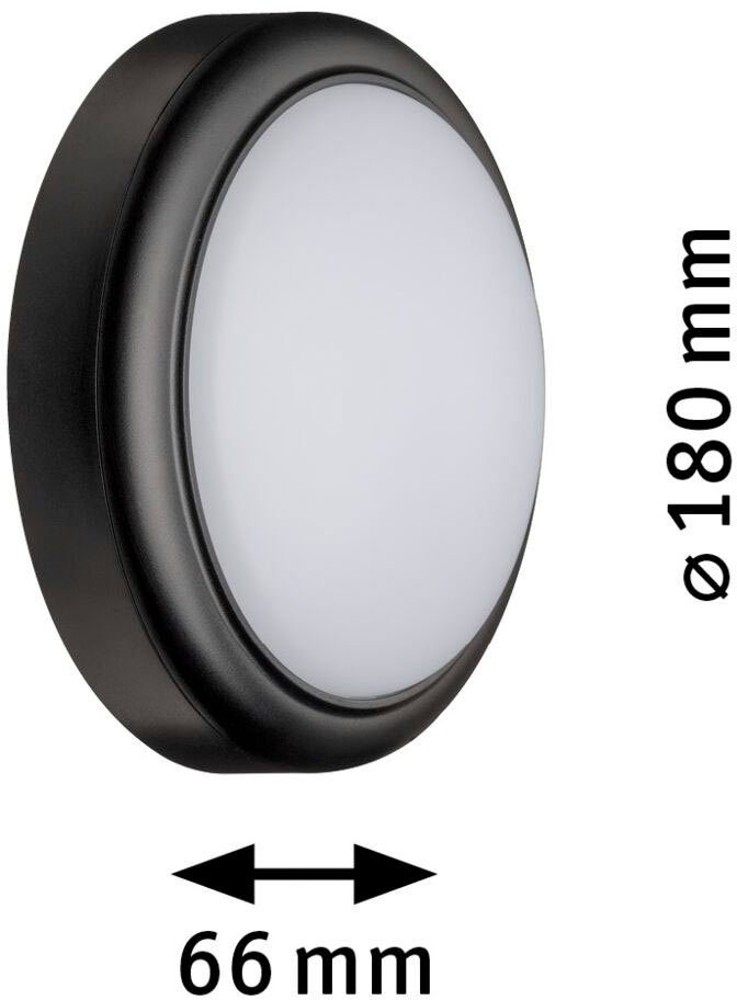 Paulmann LED Außen-Wandleuchte, Look, LED cm im fest Ø32,5 Pendellampe, Retro E27, Vintage integriert, Pendelleuchte Warmweiß