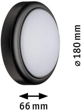 Paulmann LED Außen-Wandleuchte, LED fest integriert, Warmweiß, Pendellampe, Vintage Pendelleuchte im Retro Look, E27, Ø32,5 cm
