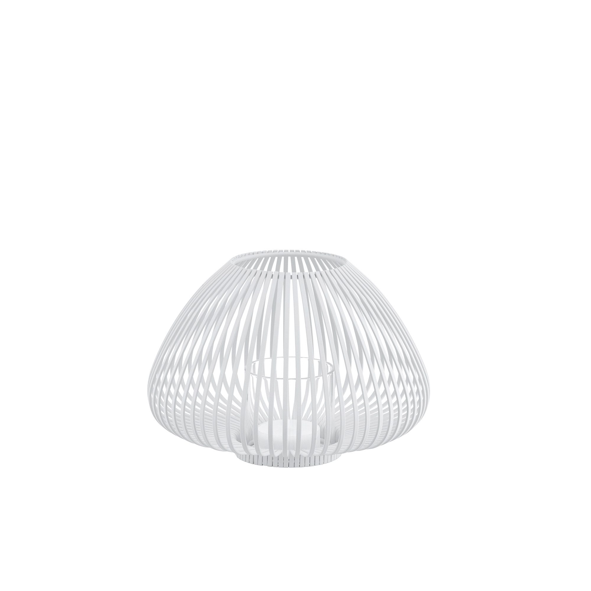 blomus Laterne -LYVA- Kerzenhalter, Windlicht, Kerzenlaterne: Indoor & Outdoor, Lichteffekte für gemütliche Atmosphäre, inklusive Kerzenglas
