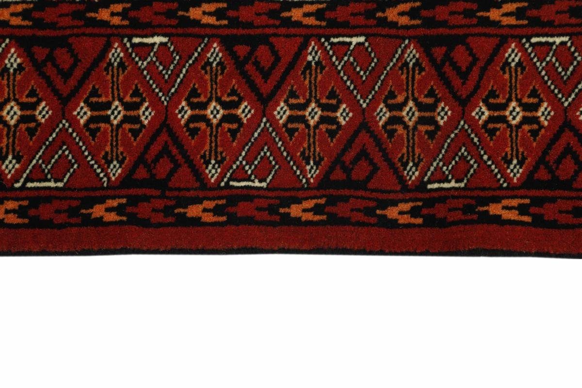 6 Trading, Orientteppich Turkaman rechteckig, Höhe: Perserteppich, mm / Orientteppich 84x124 Handgeknüpfter Nain