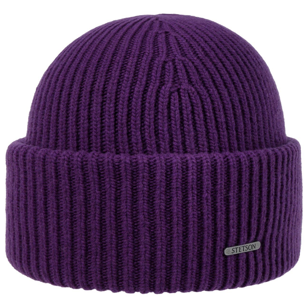Stetson Beanie (1-St) Mütze mit Umschlag, Made in Italy