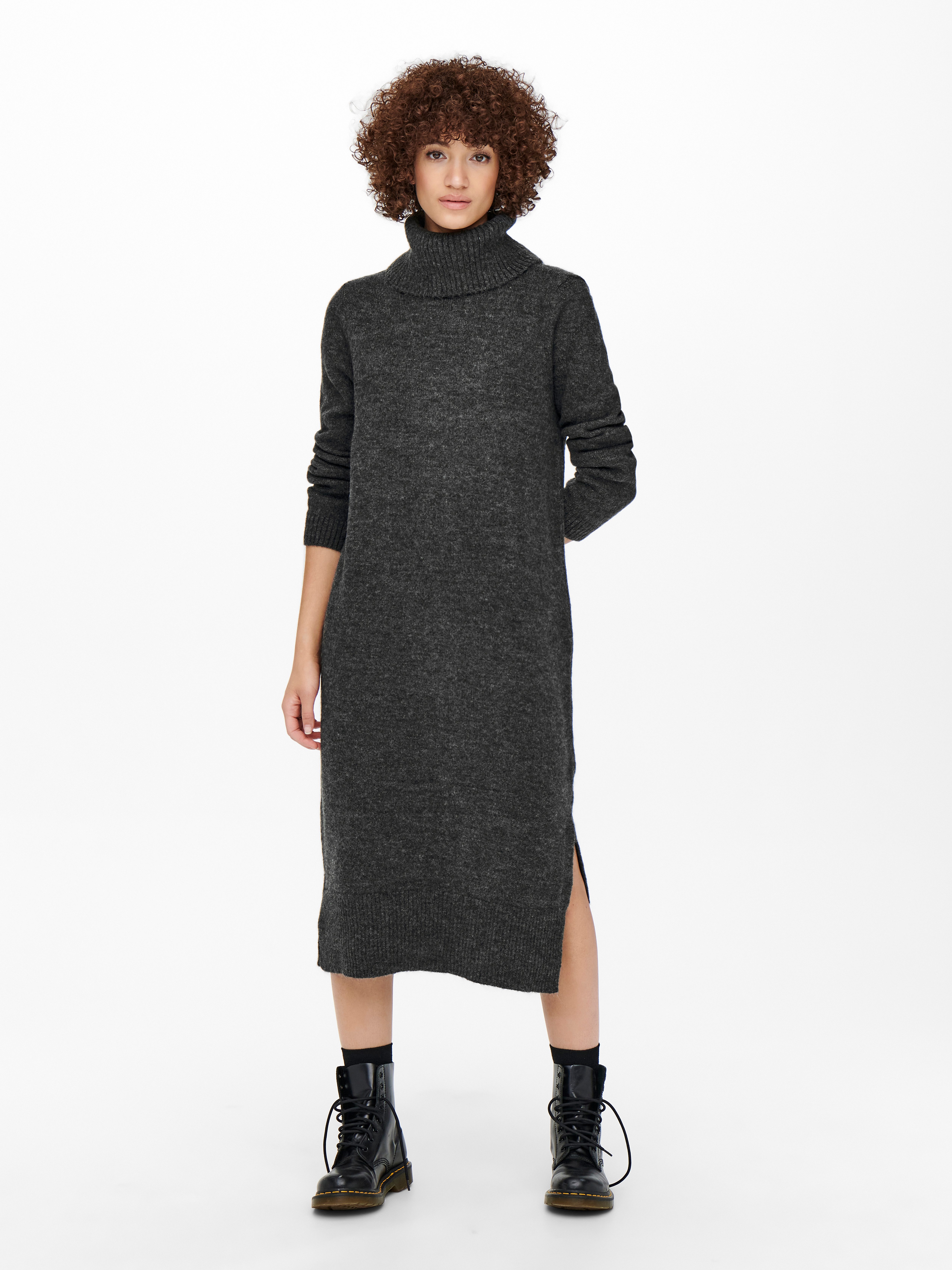 ONLY Strickkleid ONLBRANDIE L/S ROLL NECK DRESS
