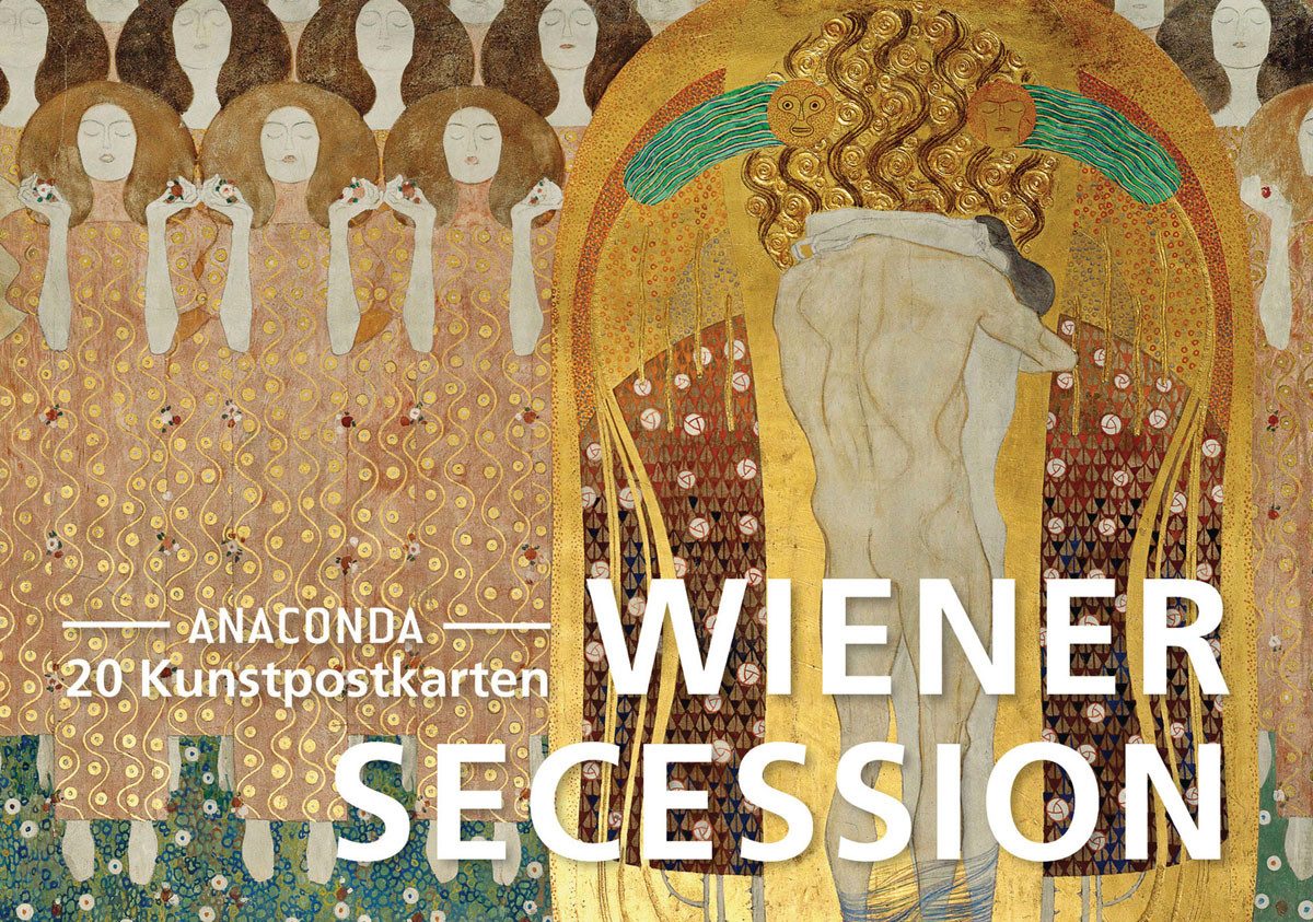 Anaconda Verlag Postkarte Postkarten-Set Wiener Secession: 20 Kunstpostkarten aus hochwertige
