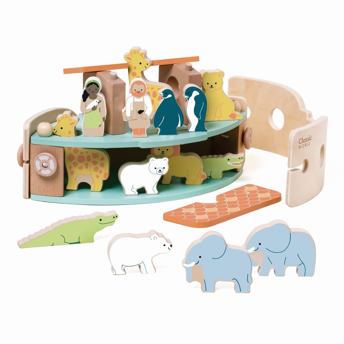 Classic World Lernspielzeug Holzschiff Arche Noah günstig online kaufen