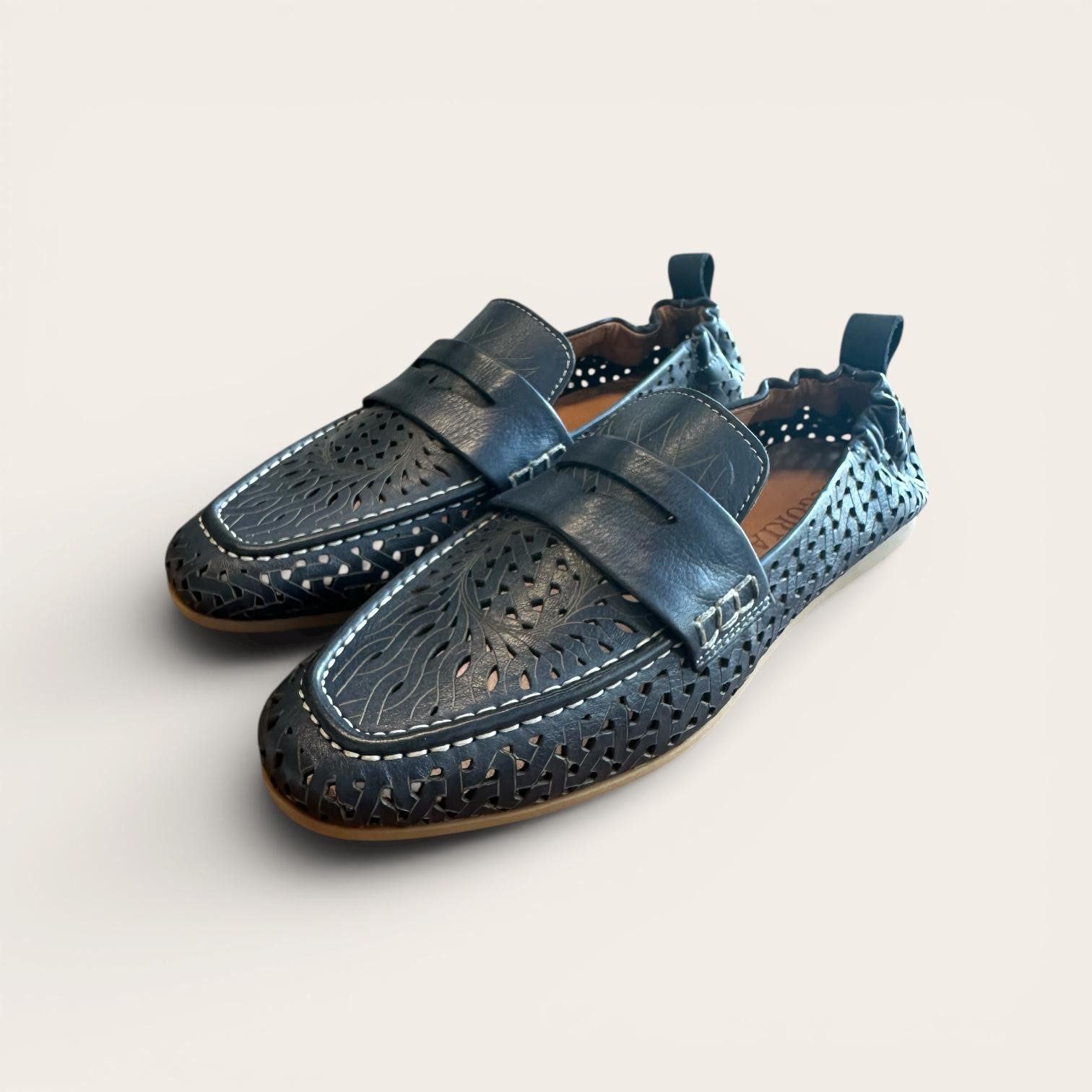 Begoria Begoria Mirella - Leichter Sommer Slipper aus Leder Loafer
