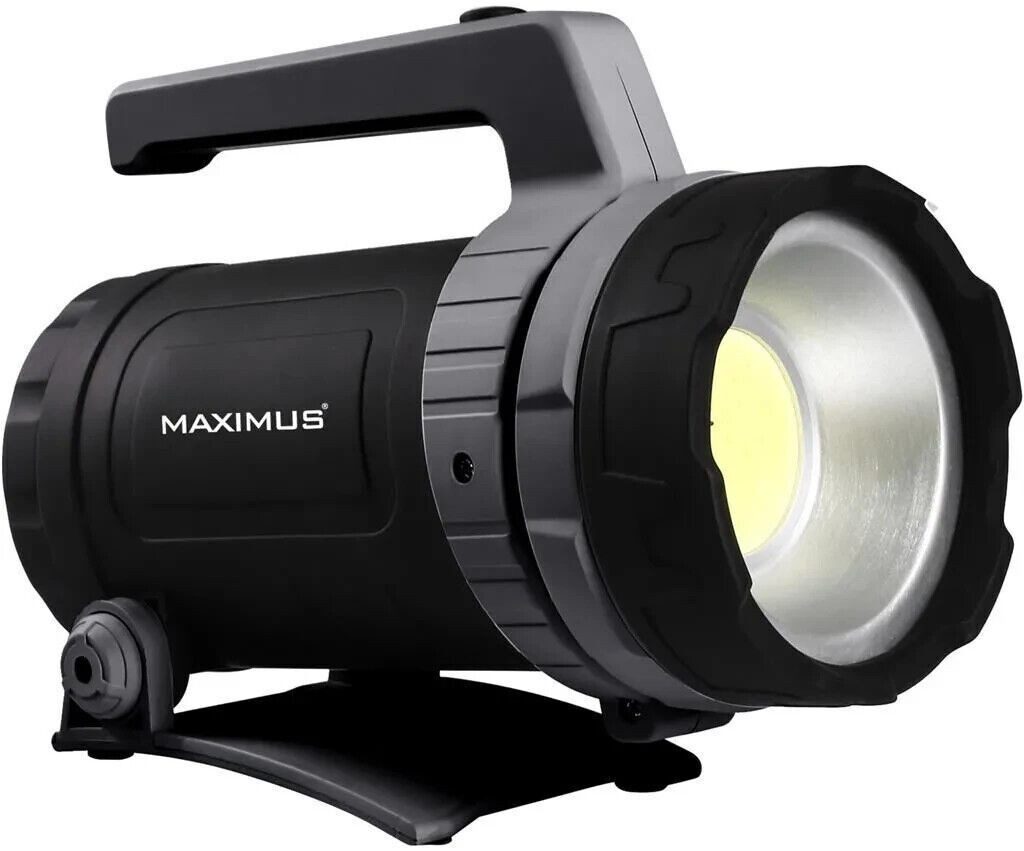 Maximus LED Arbeitsleuchte Handscheinwerfer, neutralweiß, Freistehend, mit Ein-Ausschalter, Werkstattleuchte, 500 - 1000lm