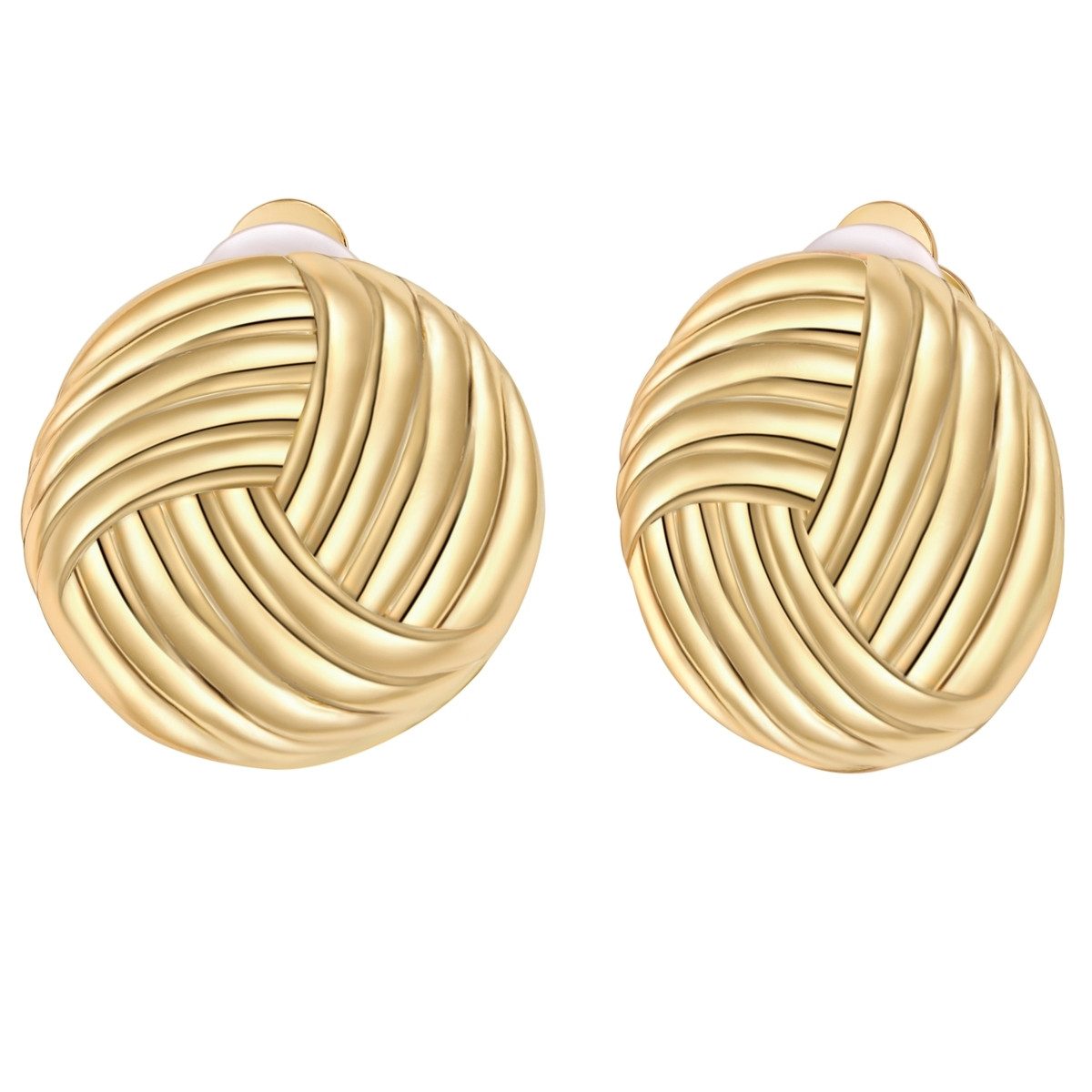 Yokoamii Paar Ohrclips gelbgold günstig online kaufen