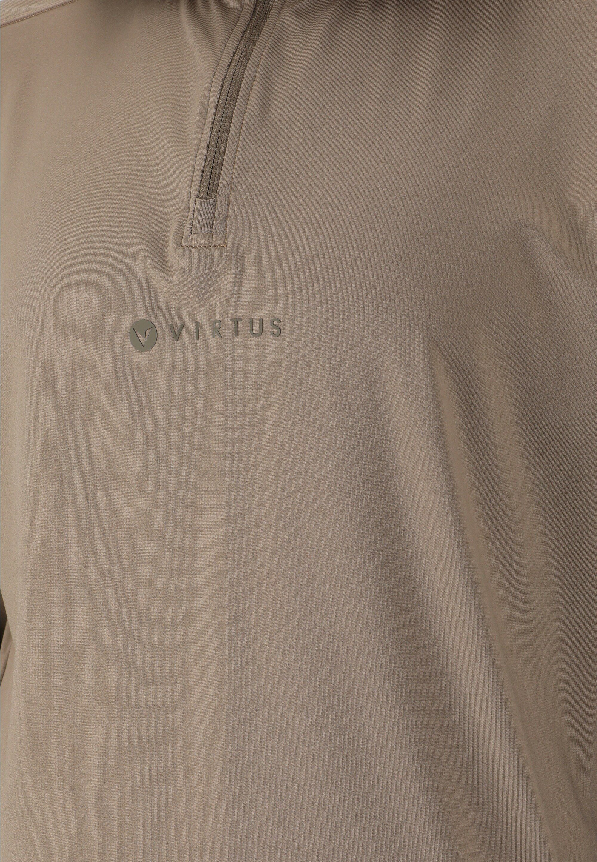 Virtus Bale Kapuzensweatshirt praktischer mit Dry-Funktion hellbraun Quick