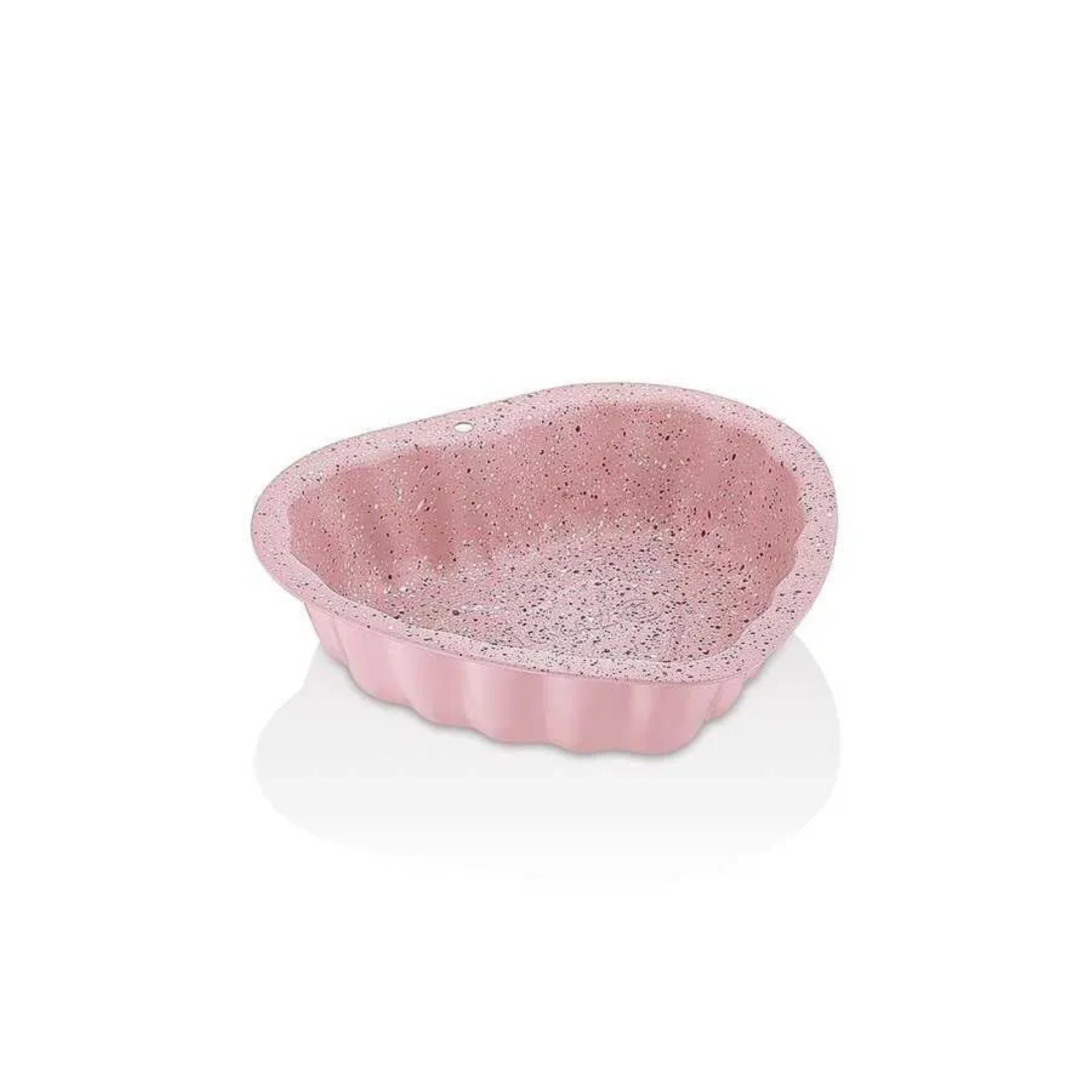 Korkmaz Backform Torta Mini 2er Set mit Granitbeschichtung - Herzförmig in Rosa, (1-tlg)