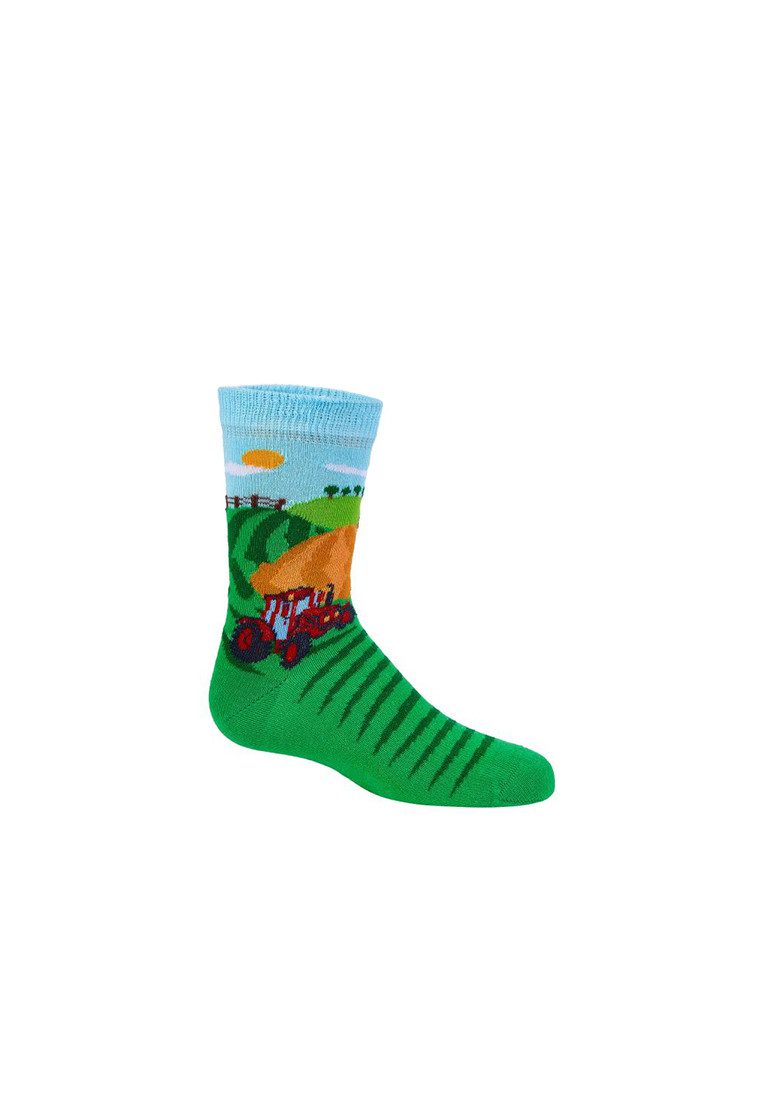 Yuhu Socken Traktor Jungen 3er Pack Kindersocken (3-Paar) – Bild 2 von 4