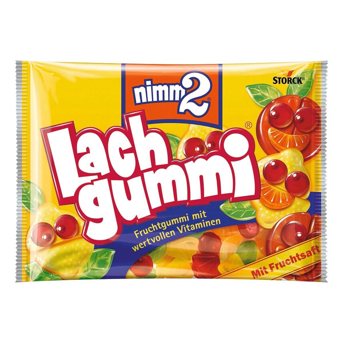NIMM2 Süßigkeit nimm2 Lachgummi, Fruchtgummi, 200 g