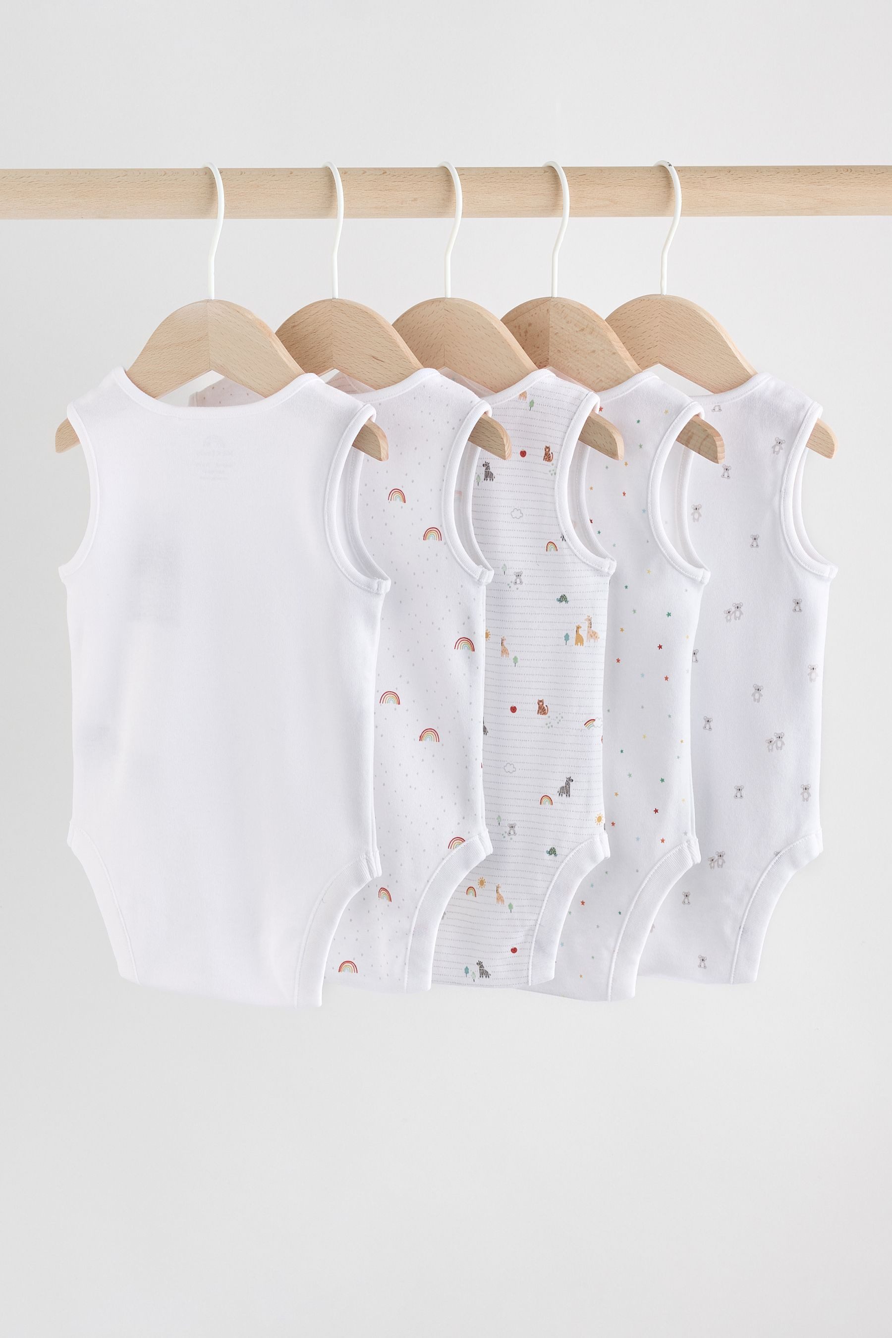 Next Body Baby Trägerbodysuits, 5er-Pack (5-tlg)