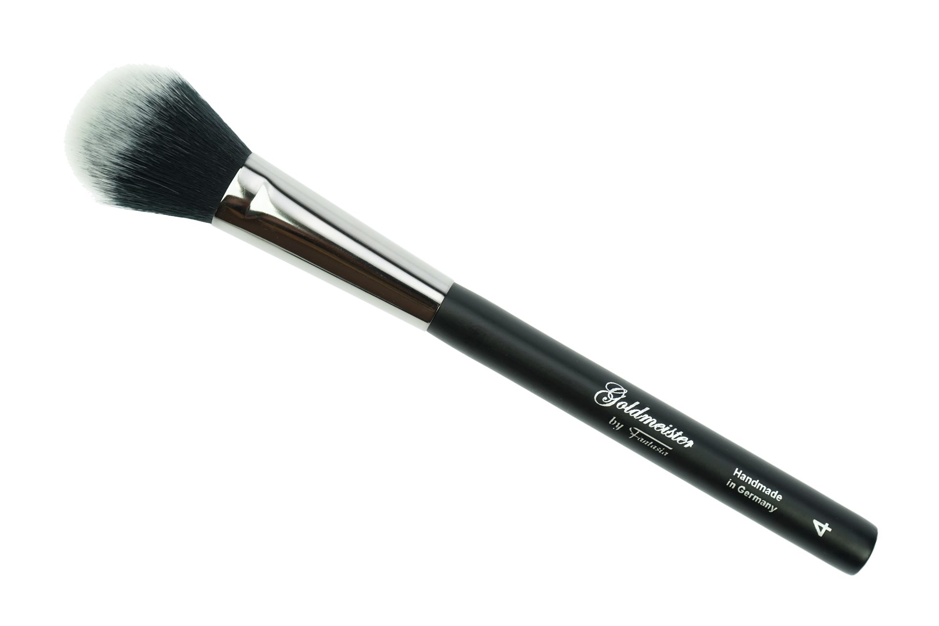 Fantasia Beauty Rougepinsel Rougepinsel aus feinstem Torayhaar, flache Zwinge, Länge: 19 cm, 1 tlg., für das Verblenden und Auftragen von Rouge und auch für Konturierung
