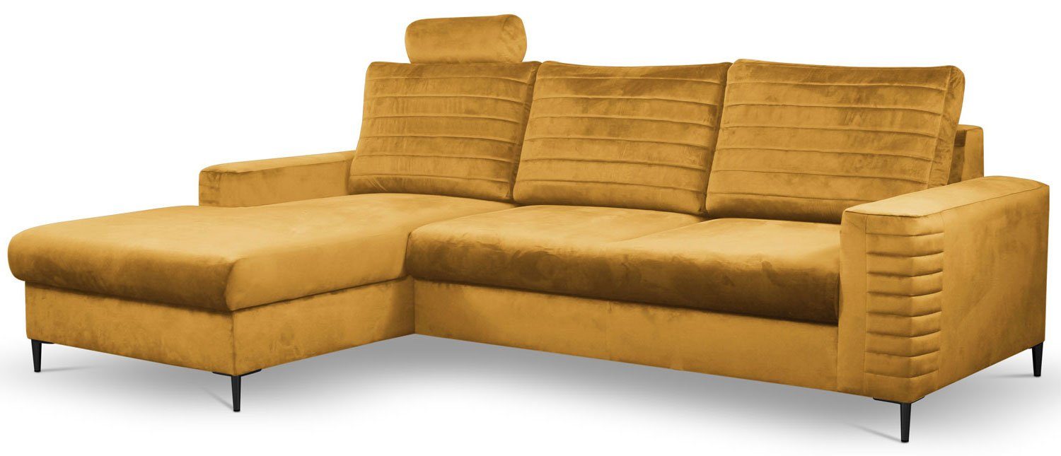 Feldmann-Wohnen Ecksofa Collin, mit Schlaffunktion und günstig online kaufen