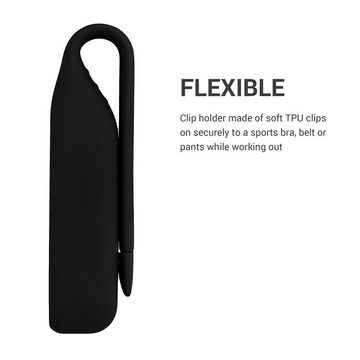 kwmobile 2x Clip Halter für Xiaomi Mi Band 7 / 6 / 5 / 4 Halterung, (1-tlg., Silikon Fitnesstracker Holder)