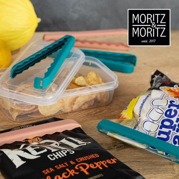 Moritz & Moritz Vorratsdose Kitchen Verschlussclips XXL, Plastik, (5er Set, 6-tlg), für Lebensmittelaufbewahrung