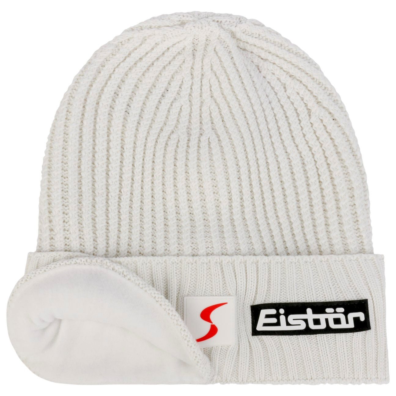 Eisbär Beanie (1-St) Strickmütze mit Umschlag, Made in Austria