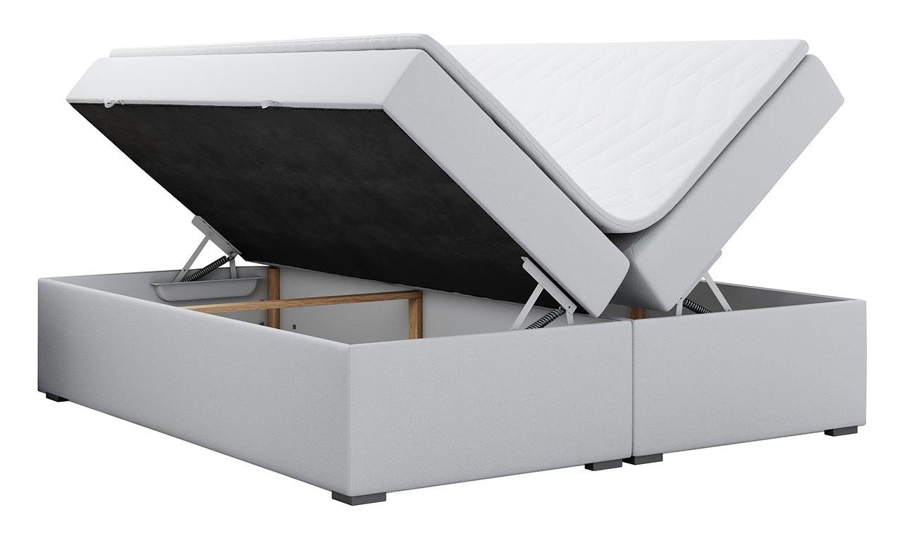 MKS BESS, Multipocket-Matratze zum Schlafzimmer MÖBEL Doppelbett mit und Topper, Boxspringbett