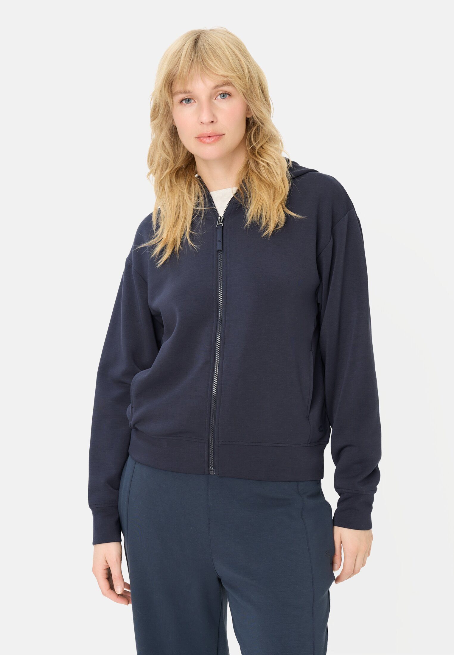 camel active Sweatjacke Sweatjacke mit Kapuze Langarm