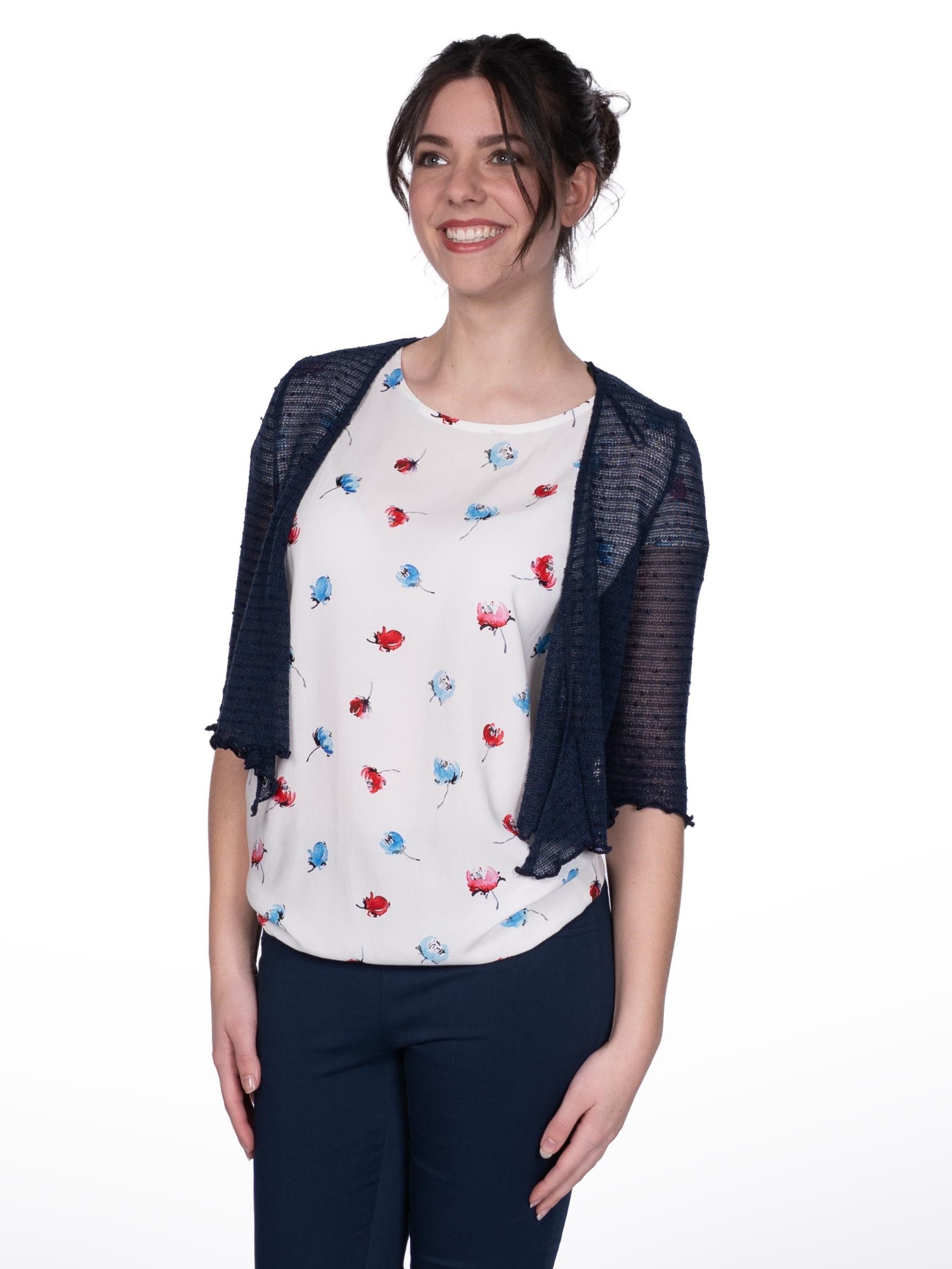 einfach Schön Cardigan 3/4 Nyla dunkelblau