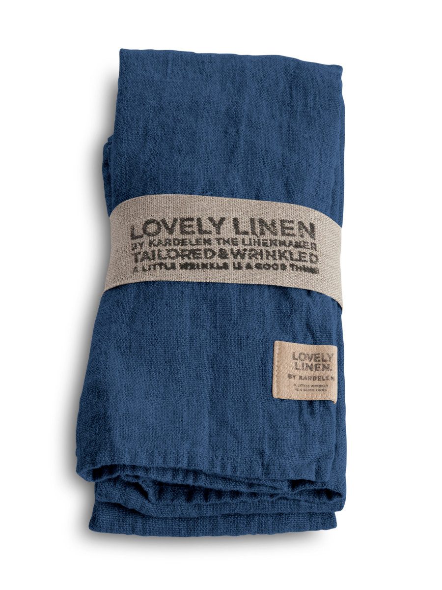 Lovely Linen Stoffserviette Linen Lovely Serviette Leinen denim blue (1 Stück)