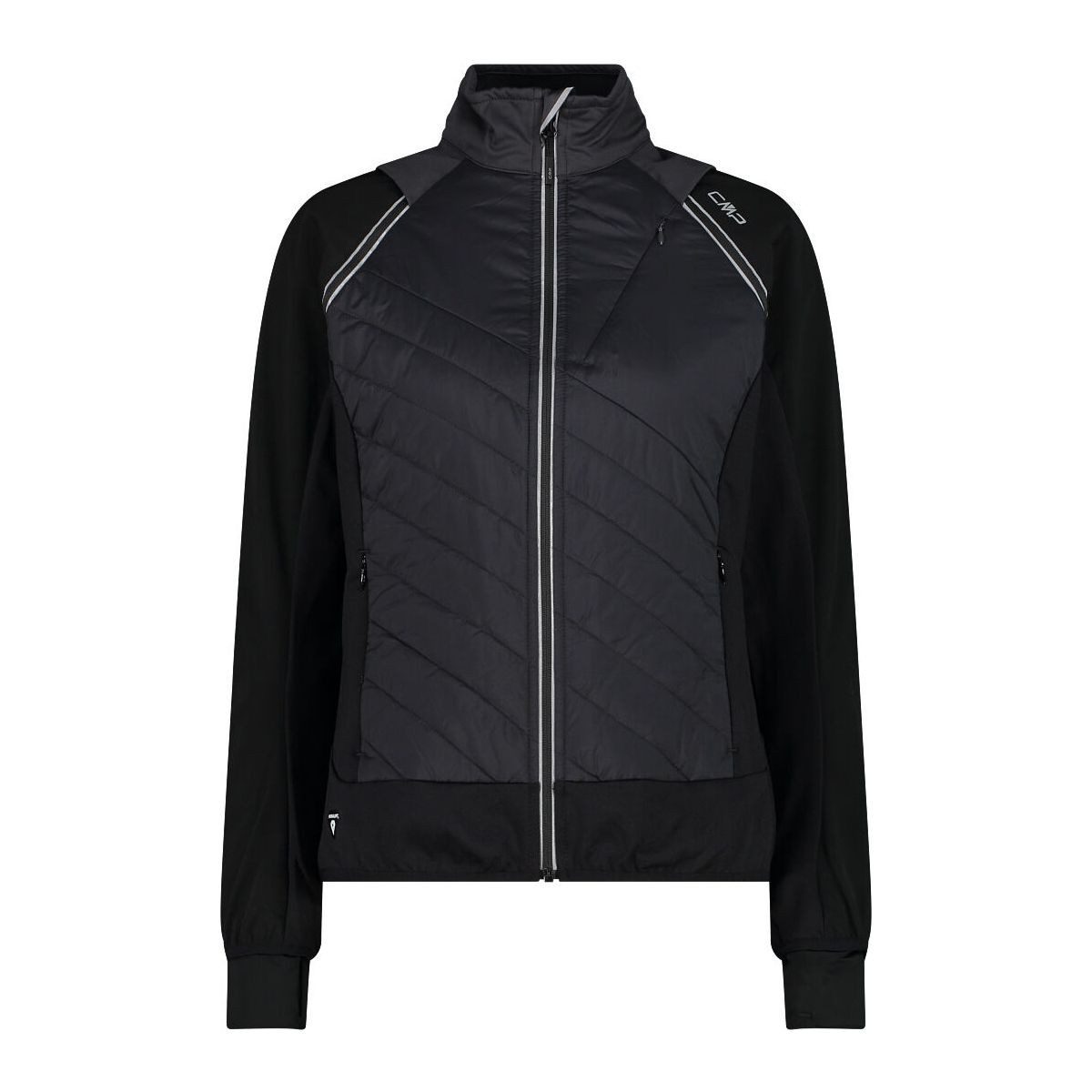CMP Skijacke Woman Jacket DET. Sleeves Vielseitige Outdoor-Jacke mit abnehmbaren Ärmeln, winddichtem Schutz