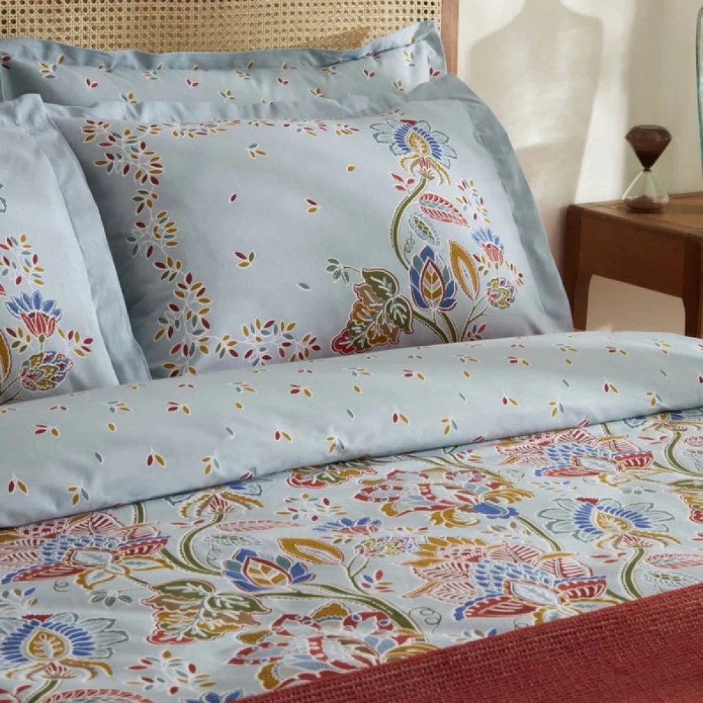 Karaca Home Bettwäsche Karaca Home Flamen Doppelbett Bettwäsche und Decken Set Bettbezug Set