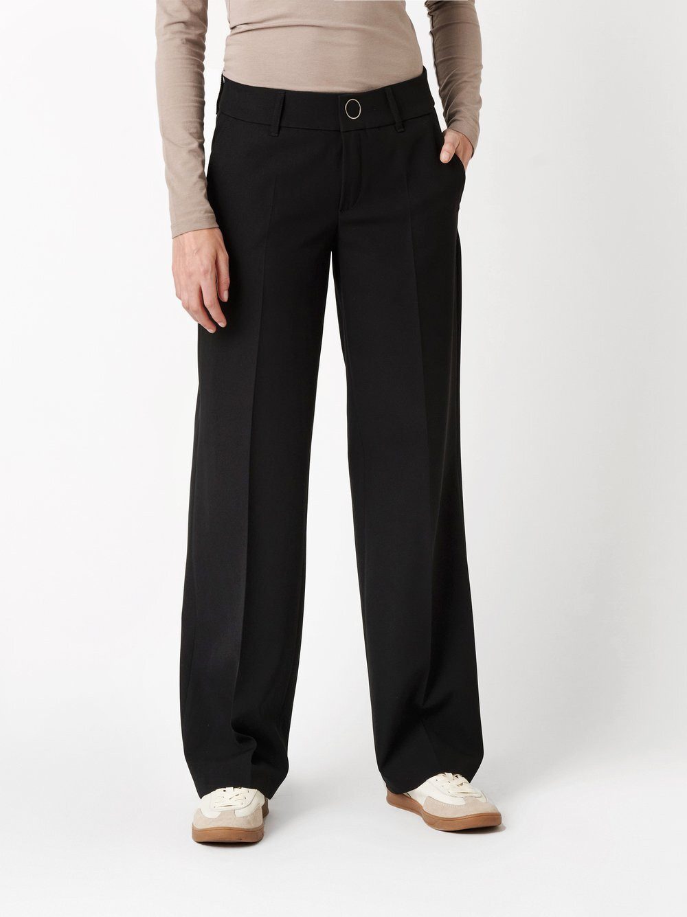 ROSNER Bügelfaltenhose May_305 (1-tlg) mit weitem Beinverlauf günstig online kaufen