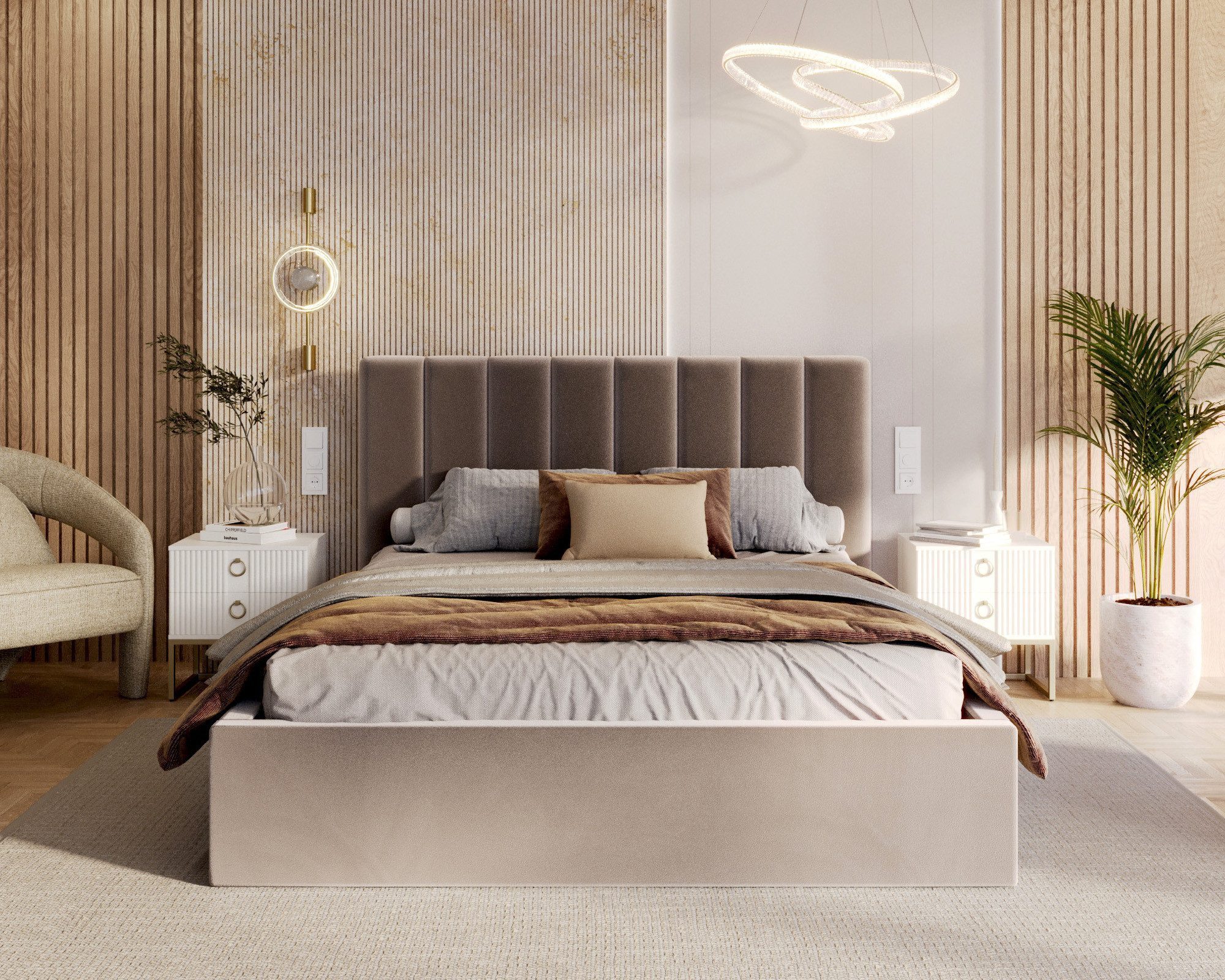 thematys Polsterbett Bett Stauraumbett Velours 90x200, 120x200, 140x200, 16 günstig online kaufen