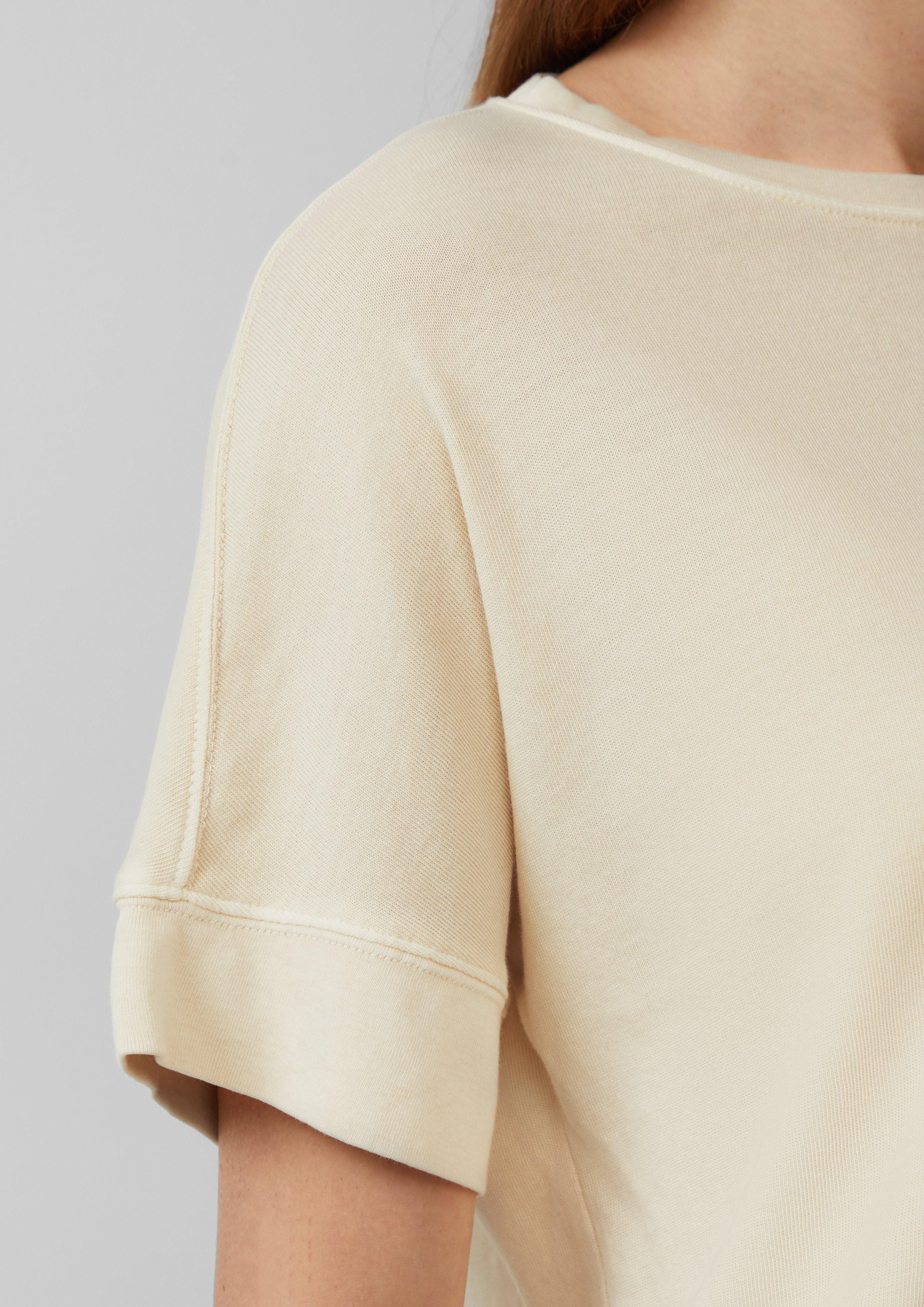 s.Oliver Kurzarmshirt Gewaschenes T-Shirt mit Ziernähten günstig online kaufen