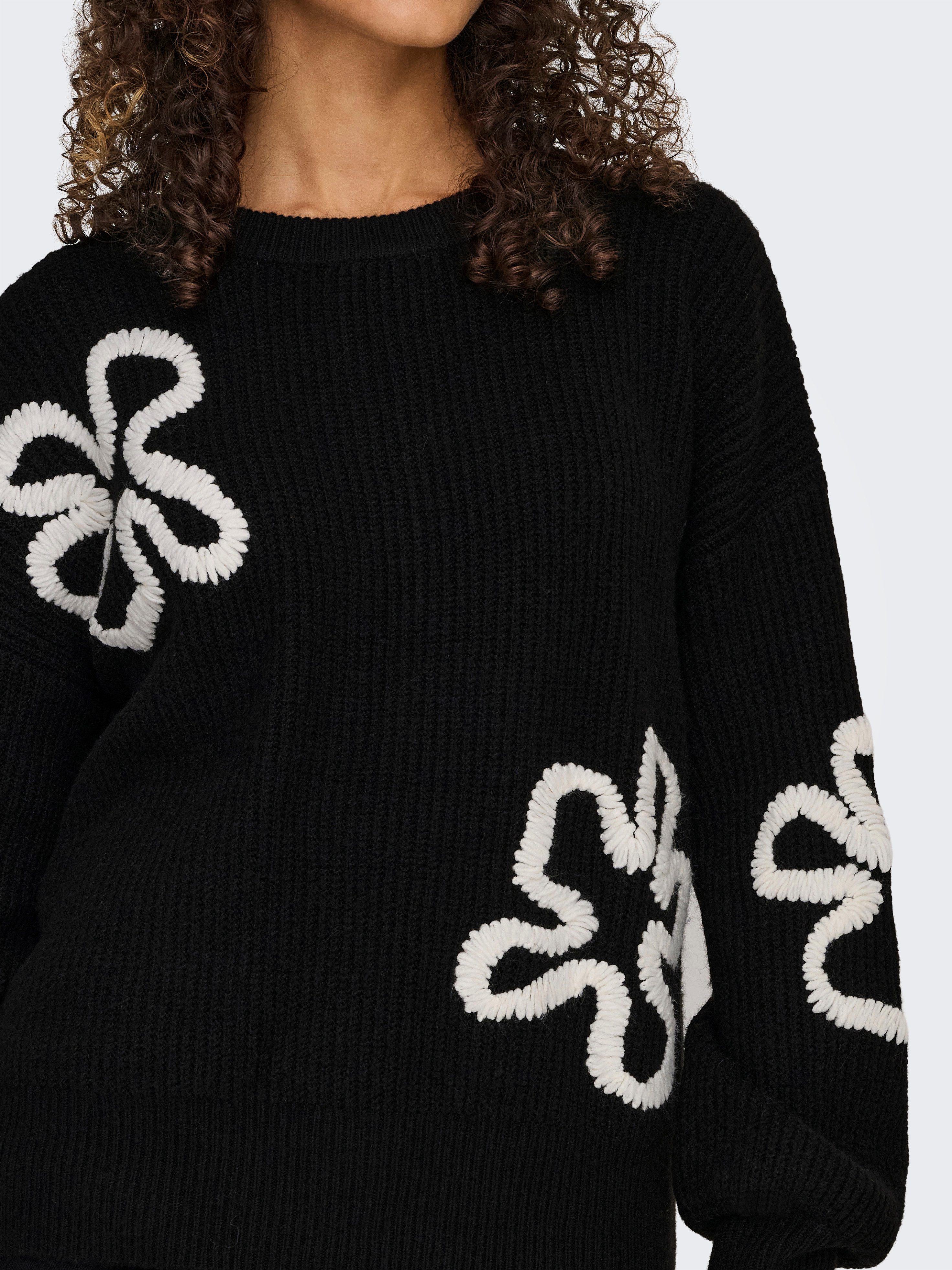 ONLY Strickpullover ONLDAISY LS STITCH O-NECK KNT