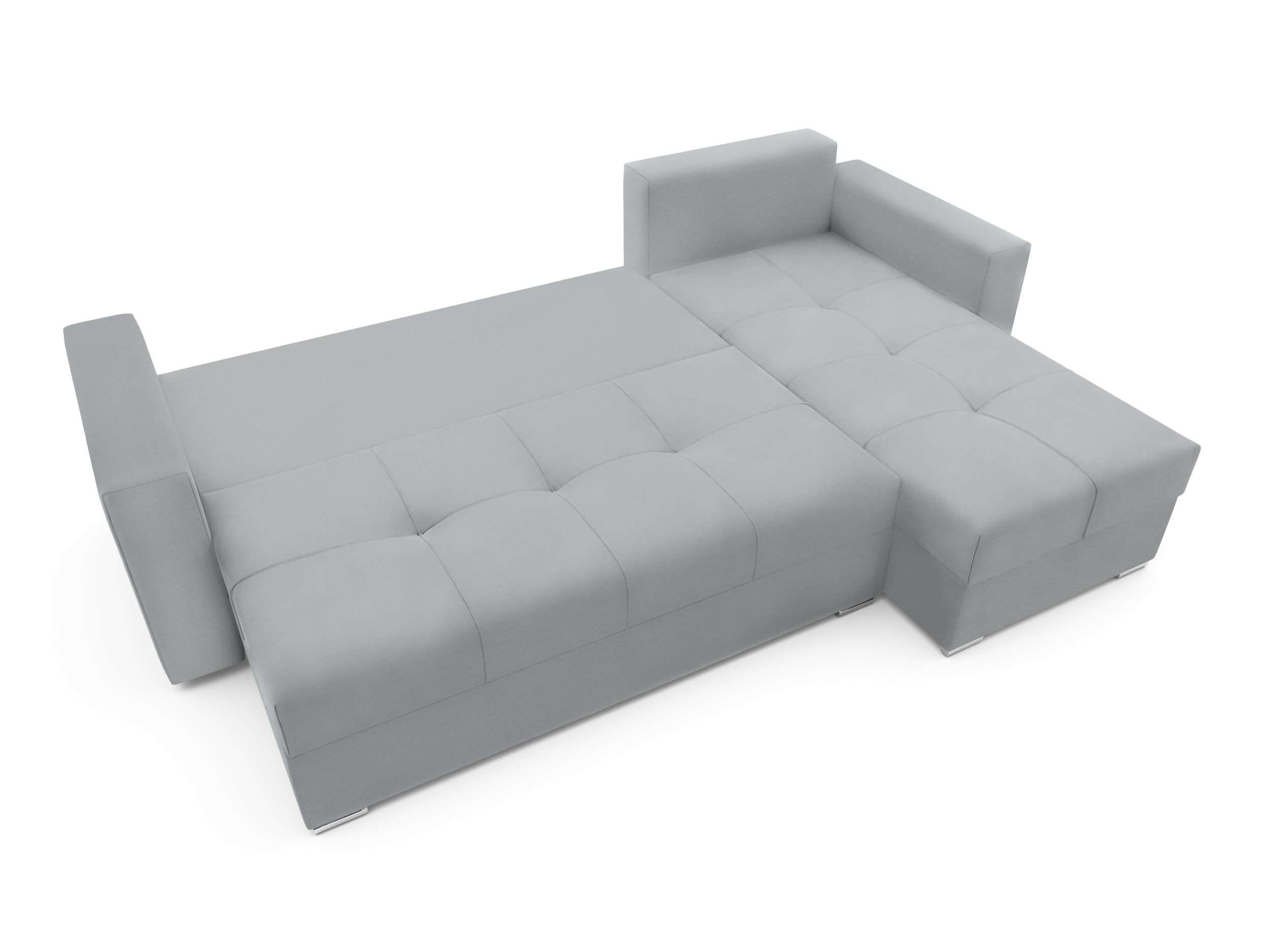 Ecksofa L-Form, Modern Bettkasten, mit Adelina, Eckcouch, Stylefy Sofa, mit Sitzkomfort, Bettfunktion, Design