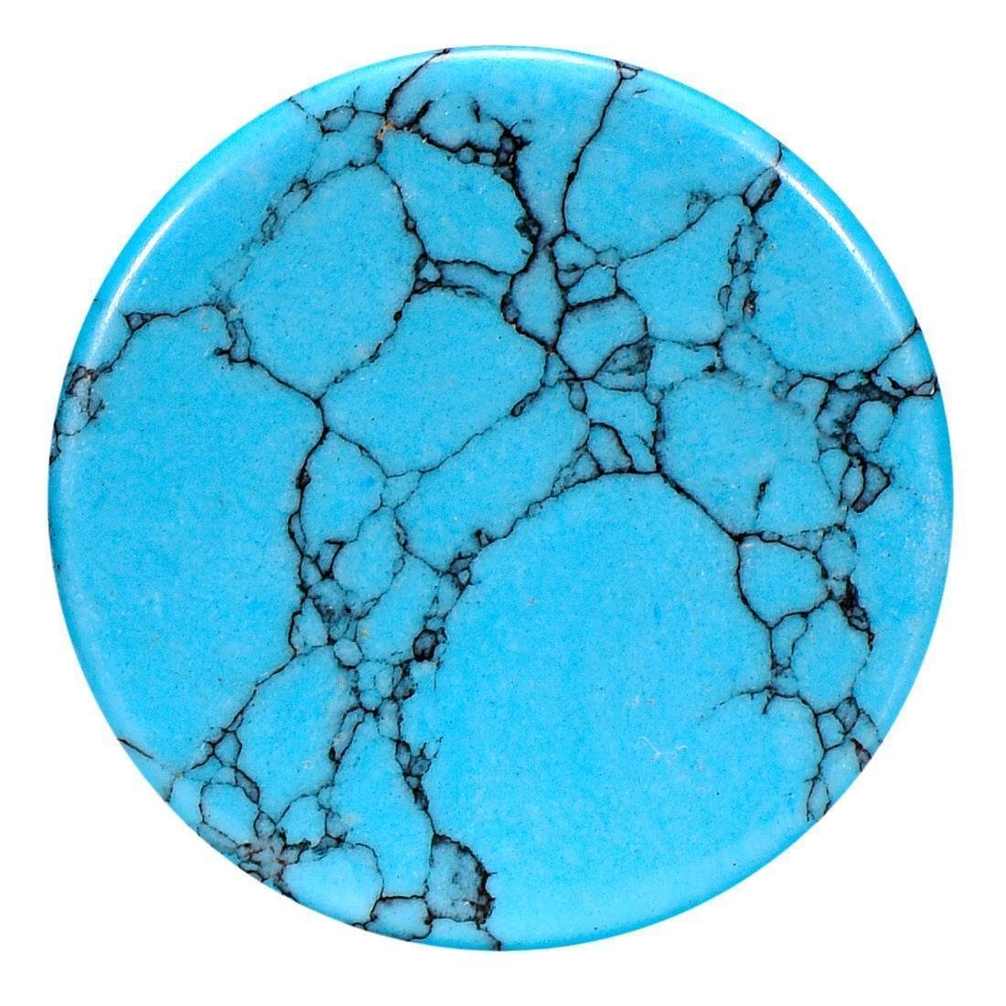 Morella Runder Anhänger Chakren Scheibe Anhänger Wechselschmuck (1-tlg), Damen-Amulett, Coin Ø 33 mm, Edelstein