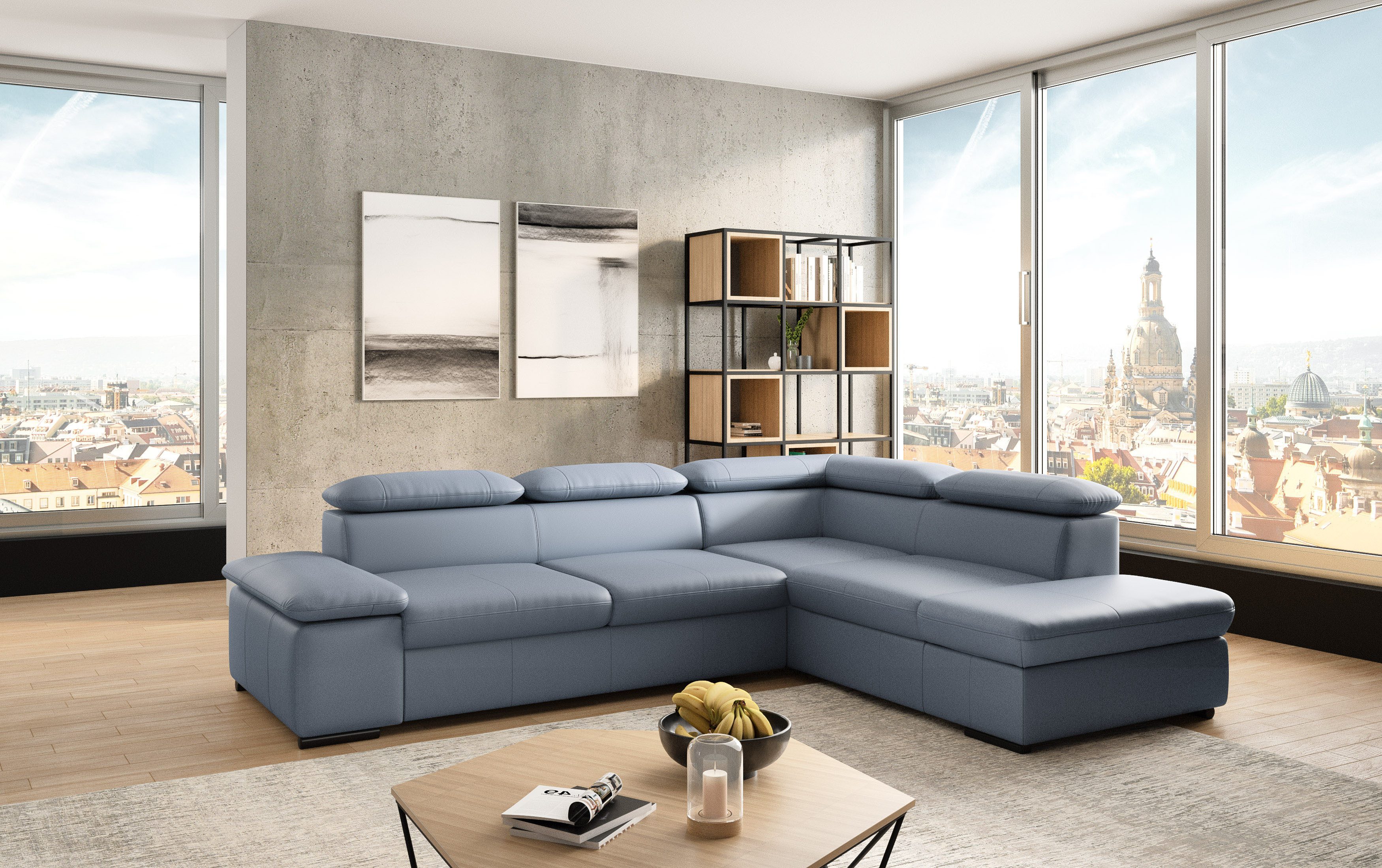 sit&more Ecksofa Alcudia L-Form, mit Armteilverstellung, günstig online kaufen
