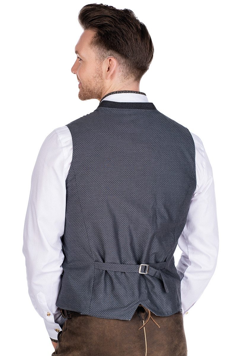 Orbis Textil GmbH & Co. KG Trachtenweste Trachtenweste - HAIKO - schwarz – Bild 2 von 3