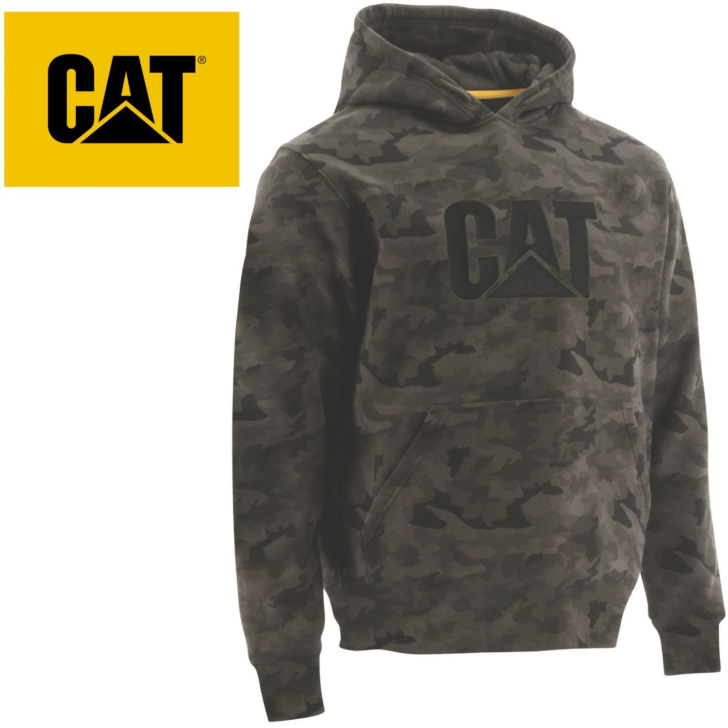CAT CATERPILLA Kapuzenpullover Hoodie Trademark Kapuzenpullover Gr. M Night günstig online kaufen