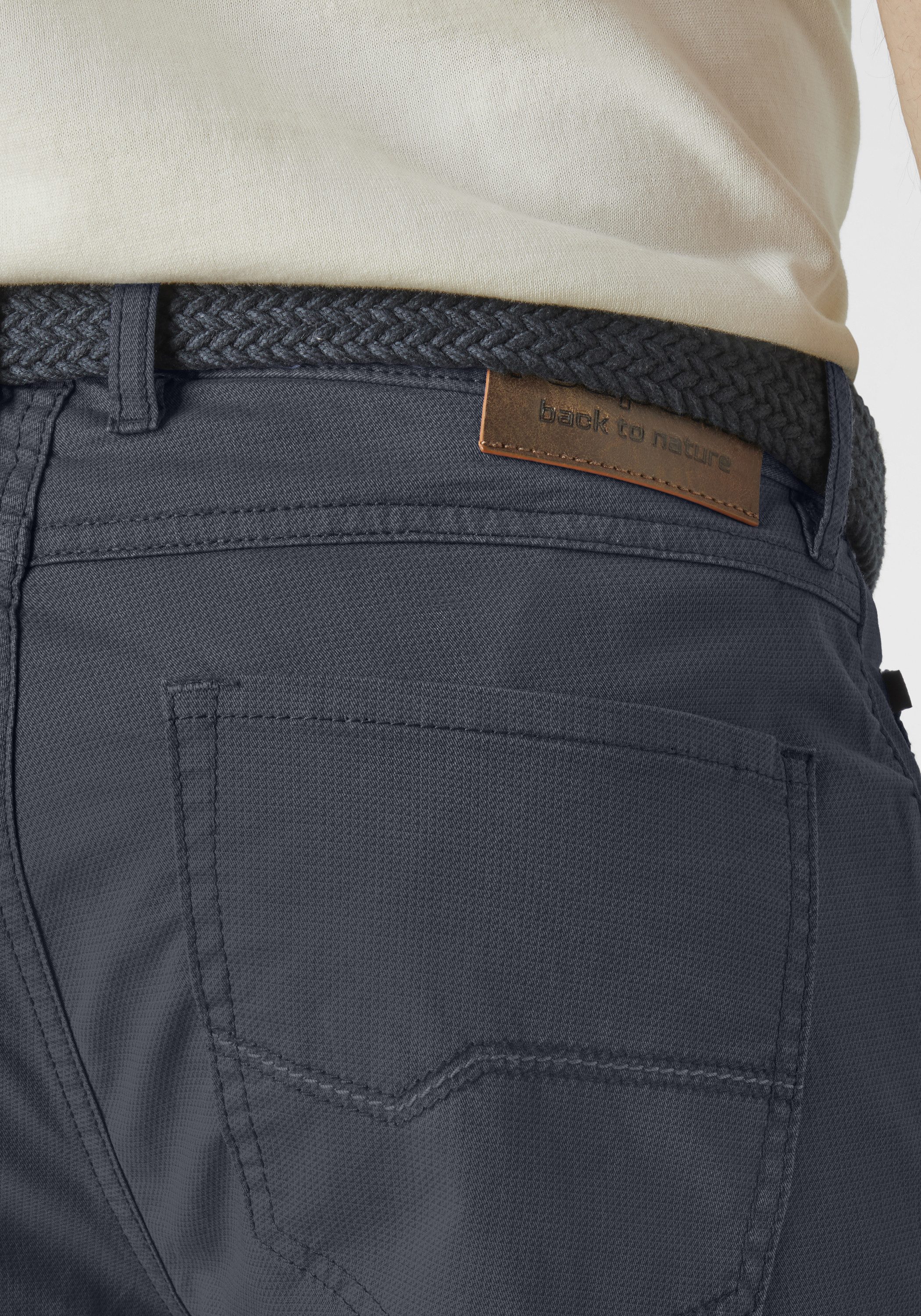 Redpoint Stoffhose MONTREAL Relaxed Fit 5-Pocket Hose mit elastischem Bund